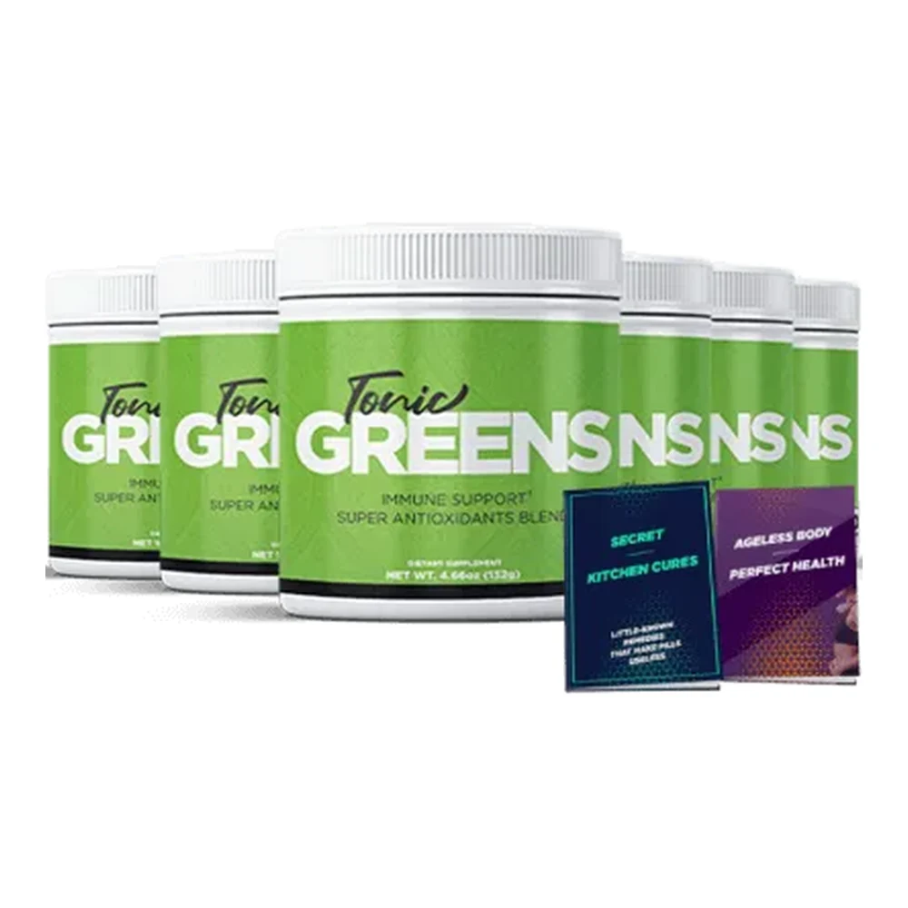 Tonic Greens 6 tubs package — immune support powder pricing